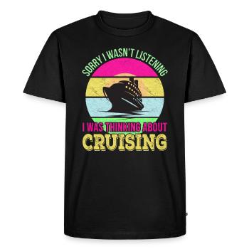 Sorry I wasn't listening, I was thinking Cruises - Men's Premium Organic T-Shirt - black - Front - Nico (187cm)