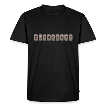 wild Bushcraft survival Jungle outdoor adventure - Men's Premium Organic T-Shirt - black - Front - Nico (187cm)