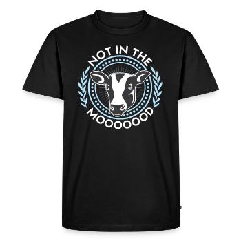 La vache Jolie - T-shirt Premium bio Homme - noir - Devant - Nico (187cm)