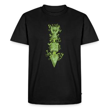 Le règne de la nature - T-shirt Premium bio Homme - noir - Devant - Nico (187cm)