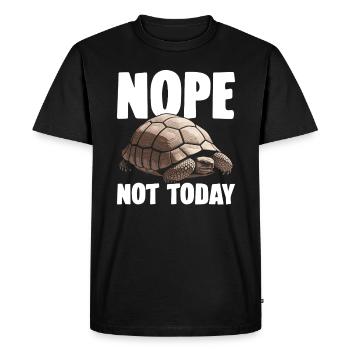 Certains meilleurs amis ne disent jamais un mot, Sulcata - T-shirt Premium bio Homme - noir - Devant - Nico (187cm)