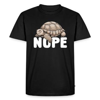 Certains meilleurs amis ne disent jamais un mot, Sulcata - T-shirt Premium bio Homme - noir - Devant - Nico (187cm)