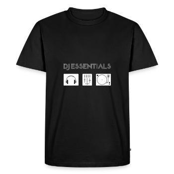 DJ Djing Gift Deejay Disc Jockey DJ Deejay - Men's Premium Organic T-Shirt - black - Front - Nico (187cm)