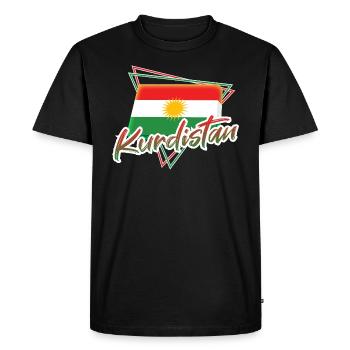 Kurdistan - T-shirt Premium bio Homme - noir - Devant - Nico (187cm)