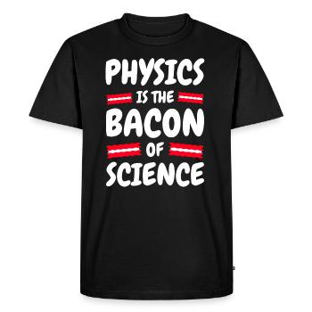 Physicist physicist funny - Men's Premium Organic T-Shirt - black - Front - Nico (187cm)