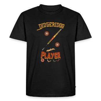 Didgeridoo Player Didgeridoo Player Australia - Men's Premium Organic T-Shirt - black - Front - Nico (187cm)
