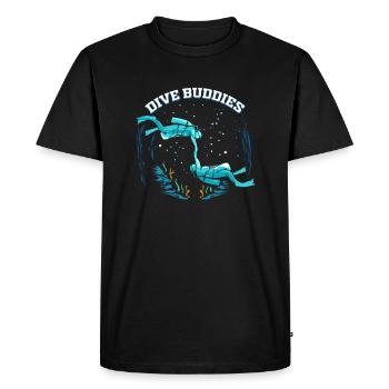 Cadeau de plongeur partenaire de plongée pour la plongée sous-marine - T-shirt Premium bio Homme - noir - Devant - Nico (187cm)