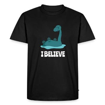 Monstre de Nessie de Loch Ness Monsters - T-shirt Premium bio Homme - noir - Devant - Nico (187cm)