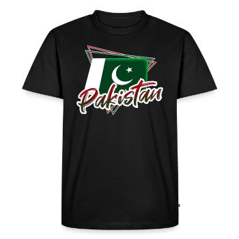 Pakistan - T-shirt Premium bio Homme - noir - Devant - Nico (187cm)