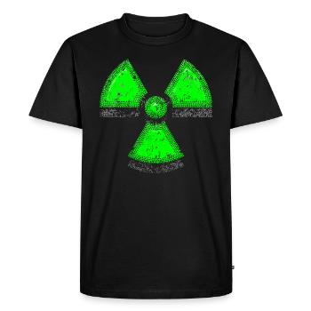 Radioactivité - T-shirt Premium bio Homme - noir - Devant - Nico (187cm)