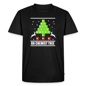 Chimie chimiste chimiste cadeau de noël - T-shirt Premium bio Homme - noir - Devant - Nico (187cm)