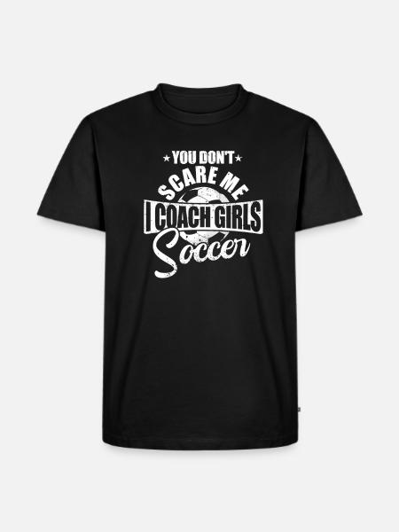 Fussballtrainer - Männer Premium Bio T-Shirt - Schwarz