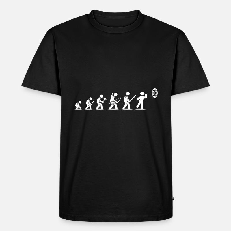 Evolution Dart - Dart Fan Articles - Men's Premium Organic T-Shirt - black