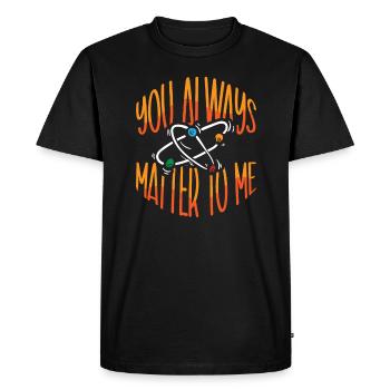 Chimie Science Physique Recherche Nerd Humour - T-shirt Premium bio Homme - noir - Devant - Nico (187cm)