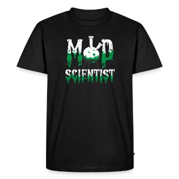 Chimie Science Physique Recherche - T-shirt Premium bio Homme - noir - Devant - Nico (187cm)