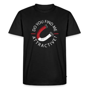 Chimie Science Physique Recherche Nerd Humour - T-shirt Premium bio Homme - noir - Devant - Nico (187cm)