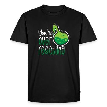 Chimie Science Physique Recherche Nerd Humour - T-shirt Premium bio Homme - noir - Devant - Nico (187cm)