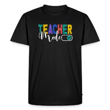 Teachers Present Teacher Training Course Teacher School - Men's Premium Organic T-Shirt - black - Front - Nico (187cm)