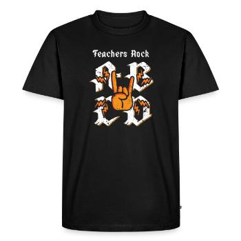 Teachers Present Teacher Training Course Teacher School - Men's Premium Organic T-Shirt - black - Front - Nico (187cm)
