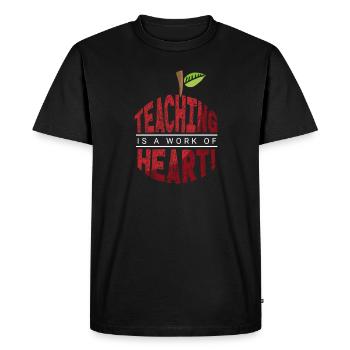 Teachers Present Teacher Training Course Teacher School - Men's Premium Organic T-Shirt - black - Front - Nico (187cm)
