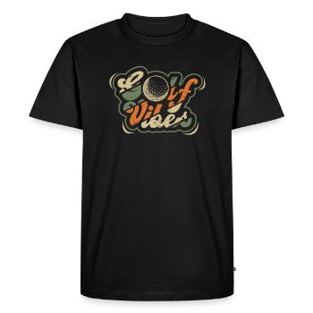 Golf Golfeur Présent Golf Player Golf Club Golf Ball - T-shirt Premium bio Homme - noir - Devant - Nico (187cm)