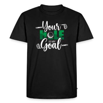 Golf Golfeur Présent Golf Player Golf Club Golf Ball - T-shirt Premium bio Homme - noir - Devant - Nico (187cm)