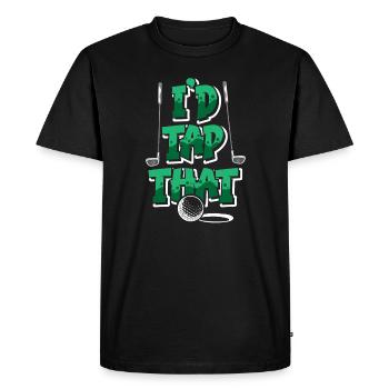 Golf Golfeur Présent Golf Player Golf Club Golf Ball - T-shirt Premium bio Homme - noir - Devant - Nico (187cm)