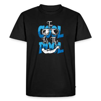 Les nageurs présentent des sports nautiques Natation Plongée - T-shirt Premium bio Homme - noir - Devant - Nico (187cm)