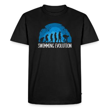 Les nageurs présentent des sports nautiques Natation Plongée - T-shirt Premium bio Homme - noir - Devant - Nico (187cm)