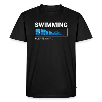 Les nageurs présentent des sports nautiques Natation Plongée - T-shirt Premium bio Homme - noir - Devant - Nico (187cm)
