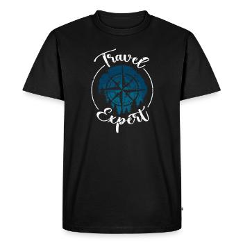 Adventure Travel Present Travel Lovers - Men's Premium Organic T-Shirt - black - Front - Nico (187cm)
