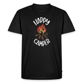 Camping Camper Présent Amoureux de la Nature - T-shirt Premium bio Homme - noir - Devant - Nico (187cm)