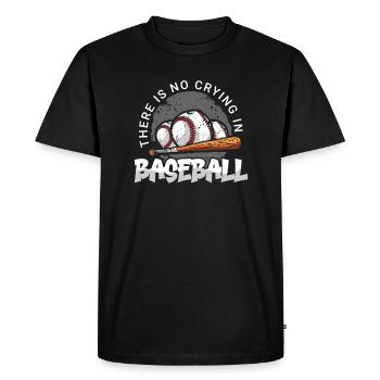Baseball présent home run joueur de baseball athlète - T-shirt Premium bio Homme - noir - Devant - Nico (187cm)