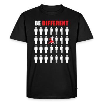 Danse Danse Danse latine Musique Danse de couple - T-shirt Premium bio Homme - noir - Devant - Nico (187cm)