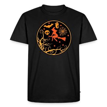 Witch - Men's Premium Organic T-Shirt - black - Front - Nico (187cm)