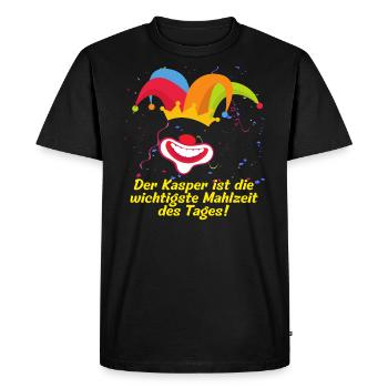 Le kasper est le repas le plus important de la journée. - T-shirt Premium bio Homme - noir - Devant - Nico (187cm)