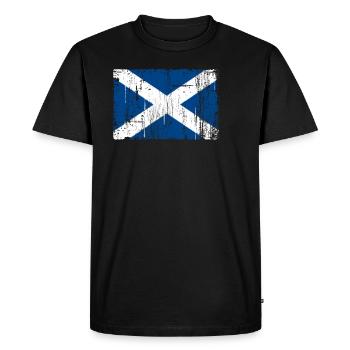 Scotland - Men's Premium Organic T-Shirt - black - Front - Nico (187cm)