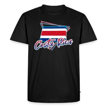 Costa Rica - T-shirt Premium bio Homme - noir - Devant - Nico (187cm)