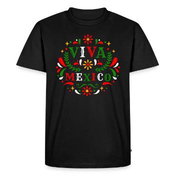 Viva Mexico Jour de l’indépendance mexicaine J’aime le Mexique - T-shirt Premium bio Homme - noir - Devant - Nico (187cm)