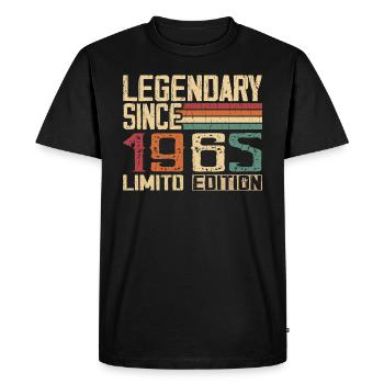 Original 1965 Vintage Geburtstagsgeschenk 1965 - Männer Premium Bio T-Shirt - Schwarz - Vorne - Nico (187cm)