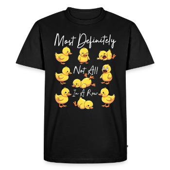 Most Definitely Not All In A Row - T-shirt Premium bio Homme - noir - Devant - Nico (187cm)