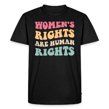 Les droits des femmes sont des droits de l’homme V - T-shirt Premium bio Homme - noir - Devant - Nico (187cm)