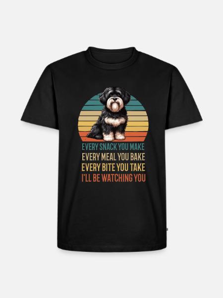 Every Snack you make Havaneser Havaneserbesitzer - Herre Premium økologisk T-shirt - sort