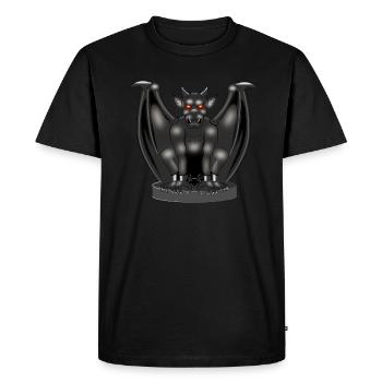 Gargoyle - créatures fabuleuses - T-shirt Premium bio Homme - noir - Devant - Nico (187cm)