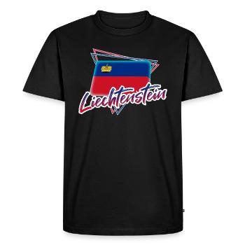 Liechtenstein - T-shirt Premium bio Homme - noir - Devant - Nico (187cm)