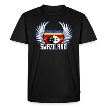 Swaziland - T-shirt Premium bio Homme - noir - Devant - Nico (187cm)