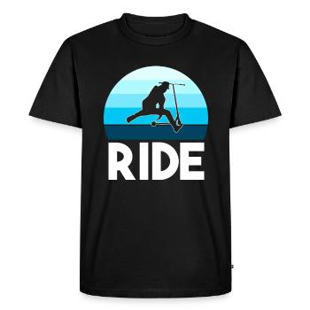 Ride Stunt Scooter Boys Scooter Scooter Boys - Men's Premium Organic T-Shirt - black - Front - Nico (187cm)