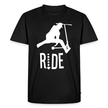Ride Stunt Scooter Boys Scooter Scooter Boys - Men's Premium Organic T-Shirt - black - Front - Nico (187cm)