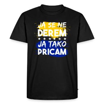 Oui Se Ne Derem Bosnie Bosna Hrvatska Srbija Jugo - T-shirt Premium bio Homme - noir - Devant - Nico (187cm)