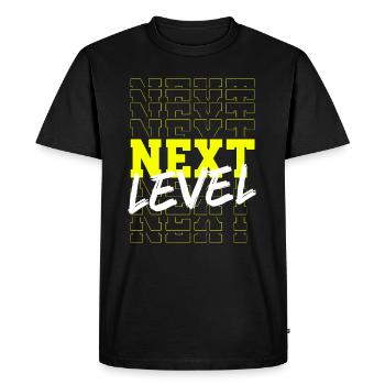 Next Level - Men's Premium Organic T-Shirt - black - Front - Nico (187cm)